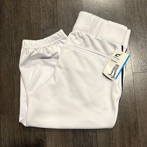 Champro Knickers-Style Baseball Pants Men’s Small, White with Navy Piping NWT